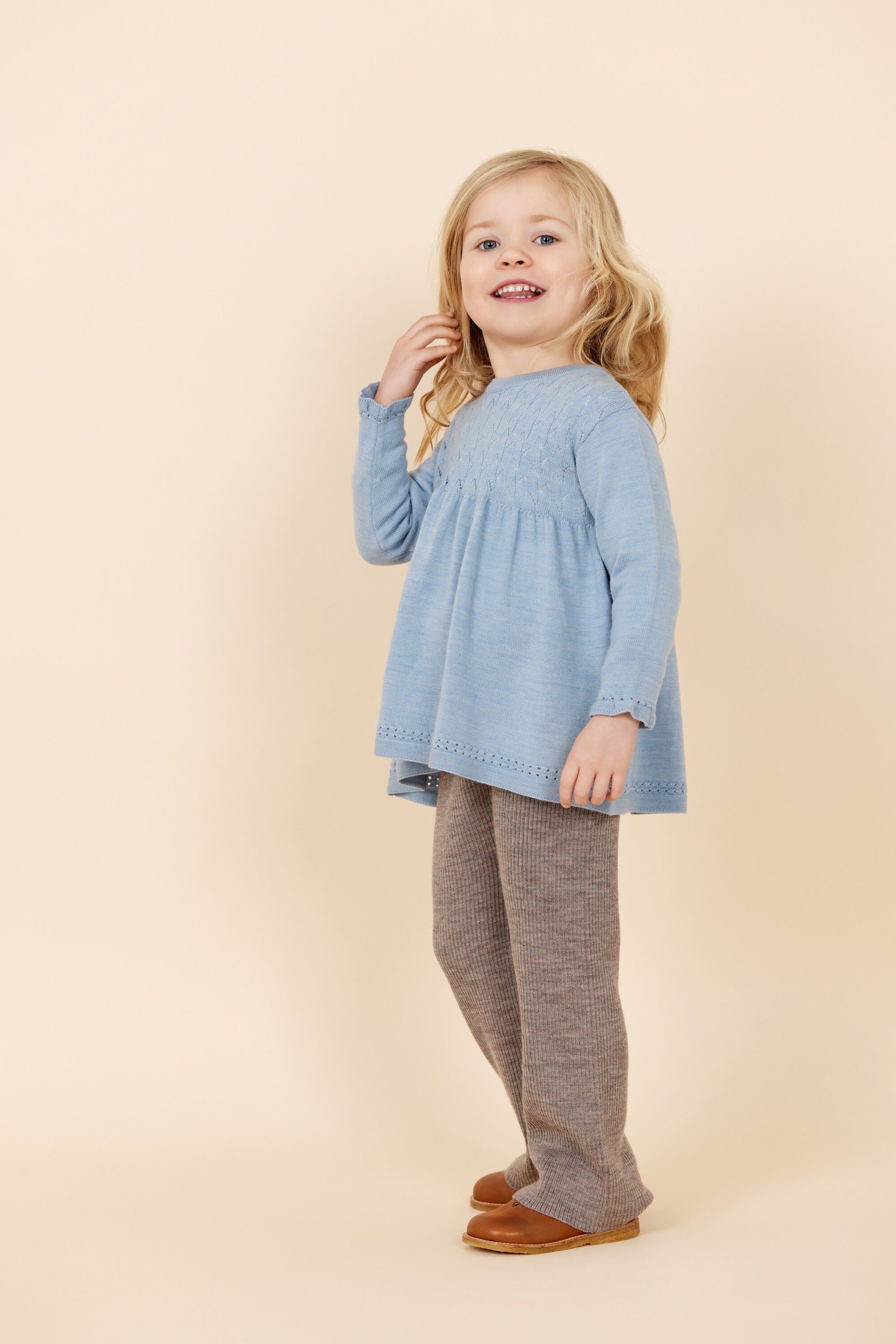 MERINO WIDE RIB PANTS