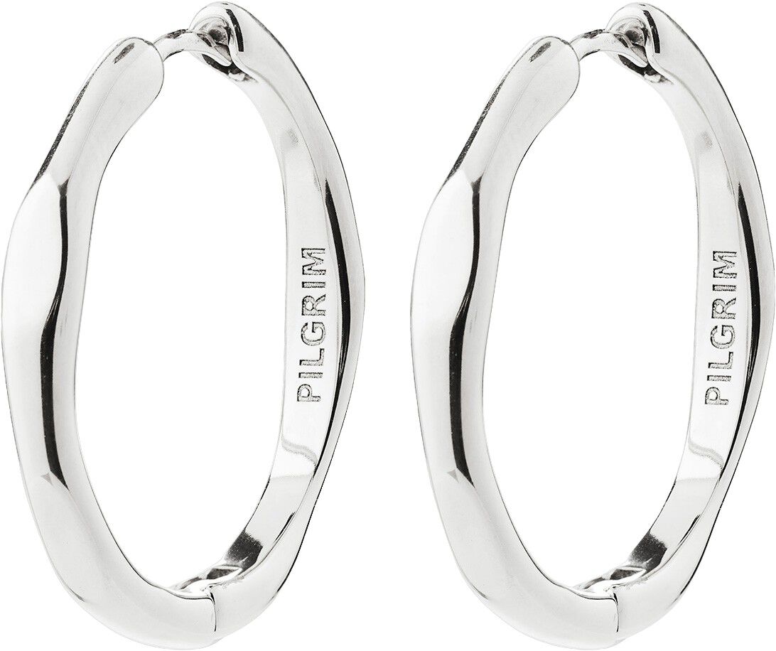 INNER hoop earrings silver-plated