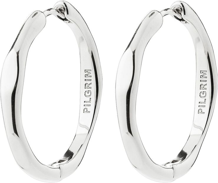 INNER hoop earrings silver-plated