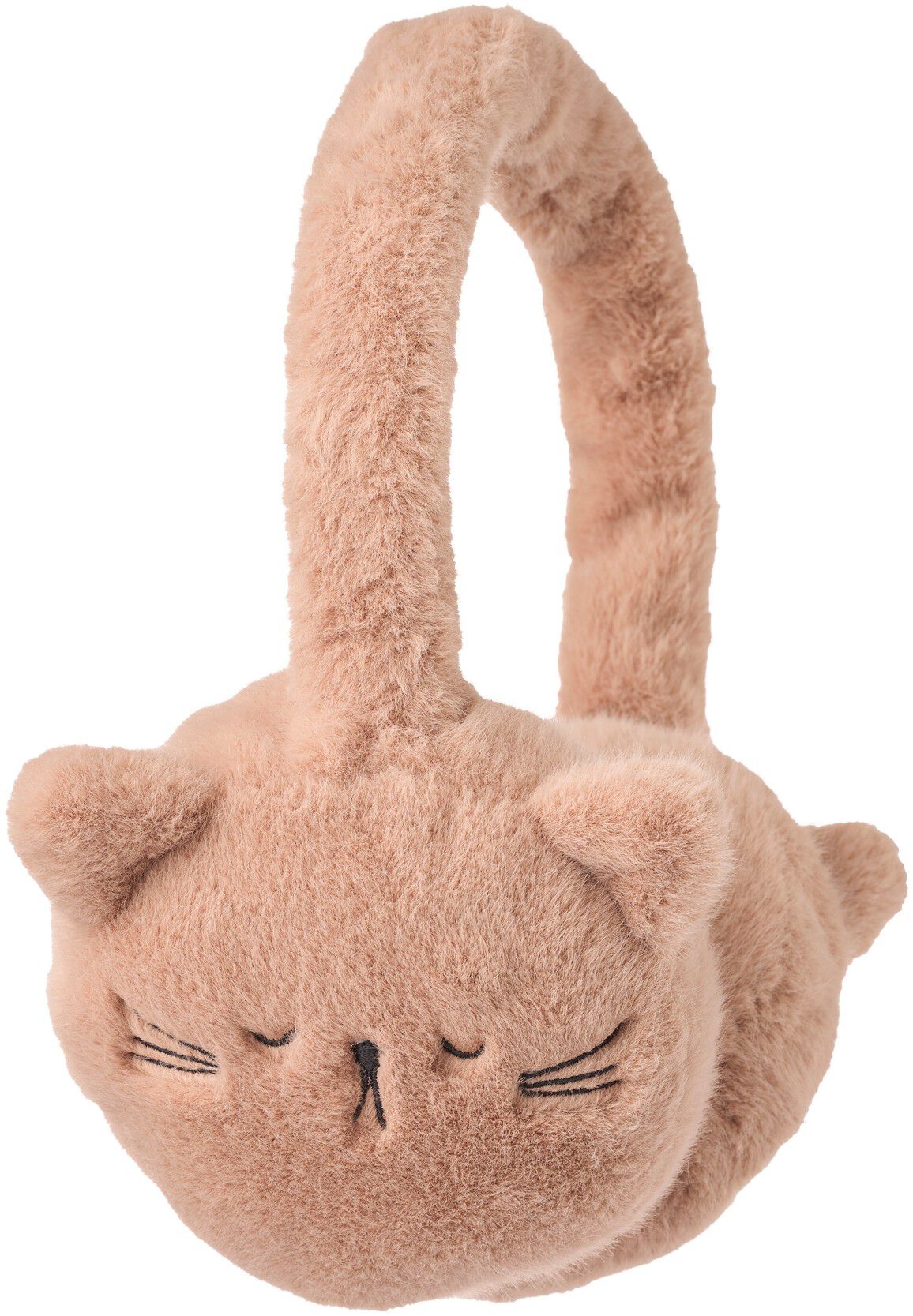 Timothy Plush Cat Ear Warmers Pale