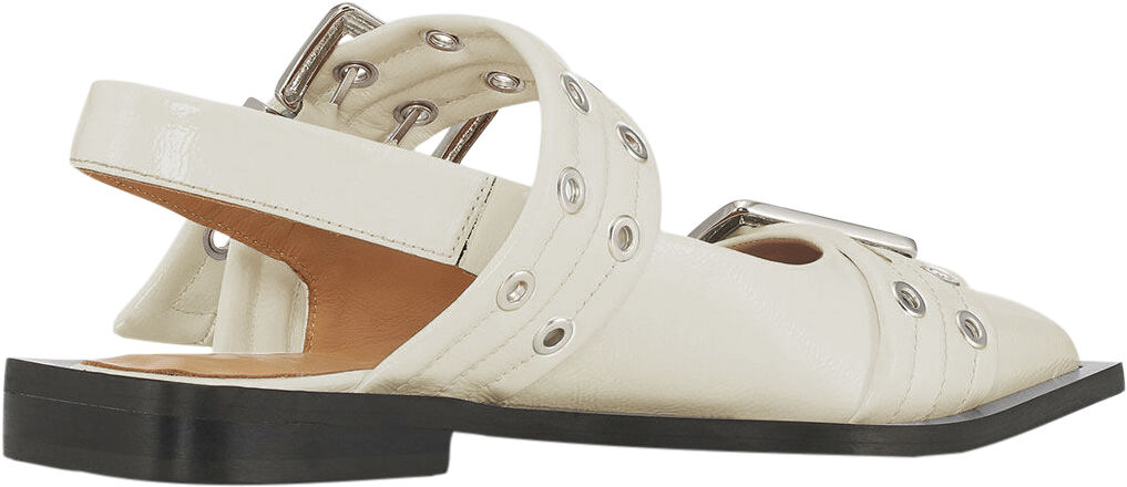 Feminine Buckle Ballerina Naplack