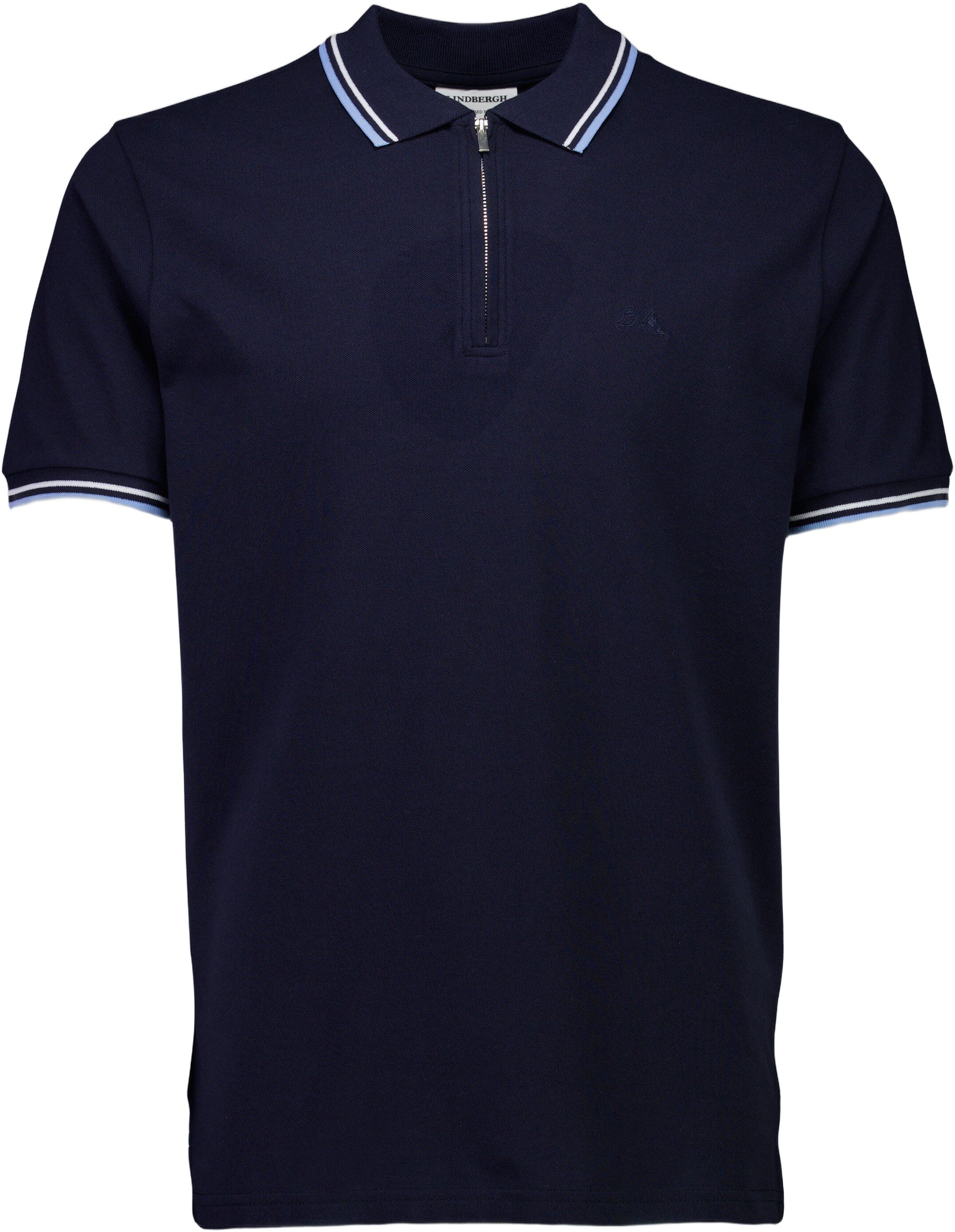 Polo shirt with zip recycled