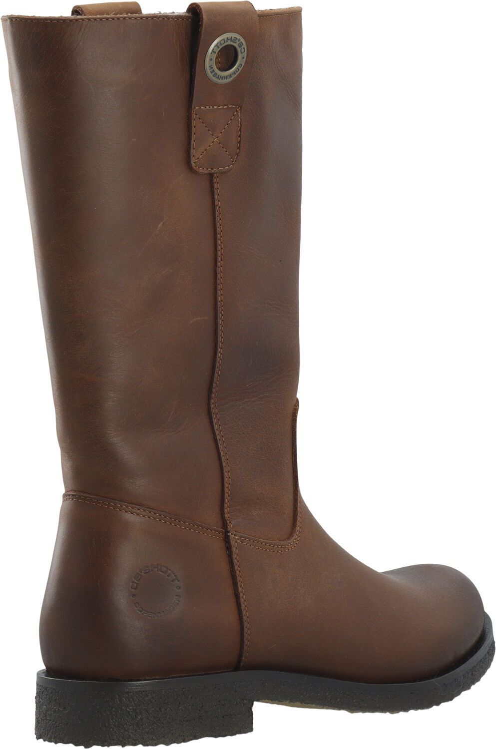 CASFREJA Pull On Boot Warm Lining Pull Up Leather