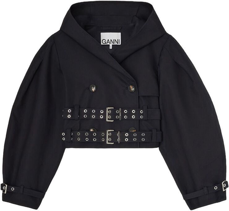 Double Cotton Hooded Jacket