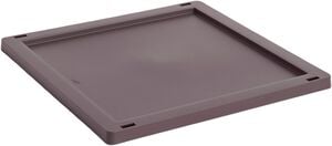 HAY Colour Crate Lid Plastic-Medium Square / Cube-Bordeaux