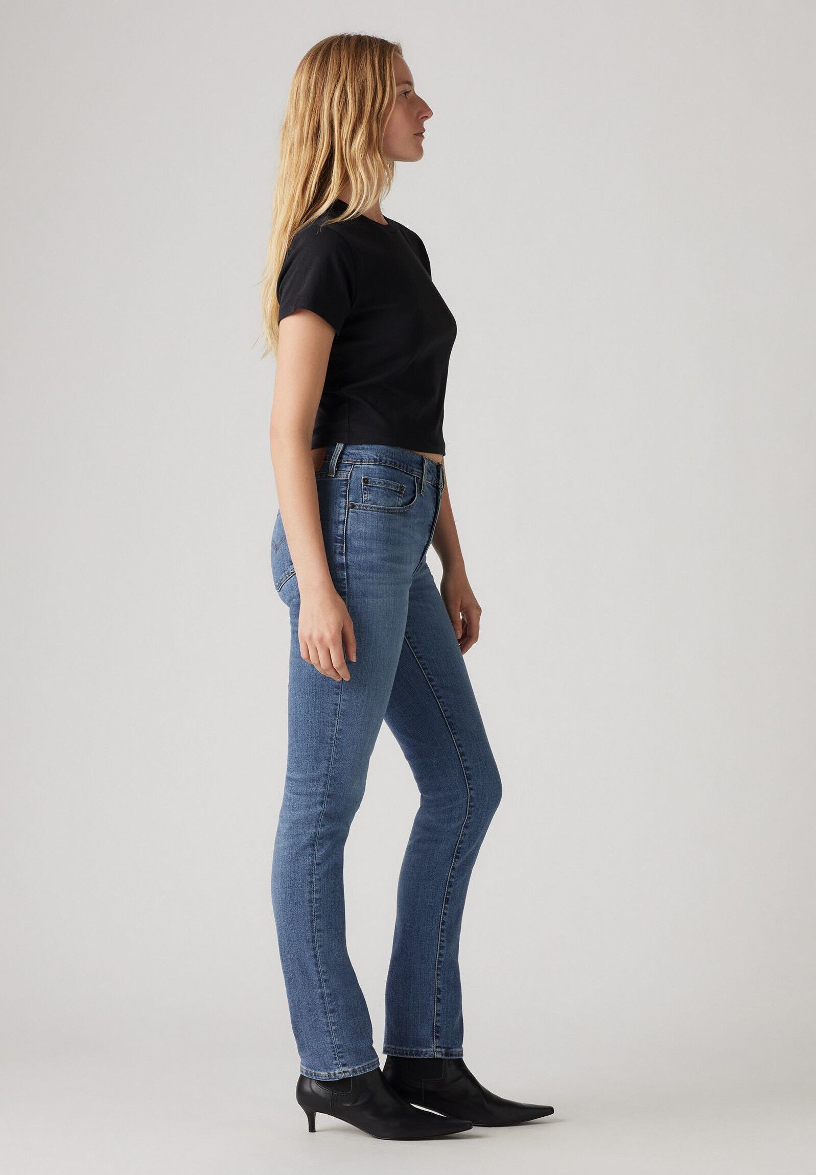 724 High Rise Straight Jeans