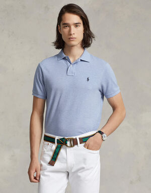 Custom Slim Fit Mesh Polo