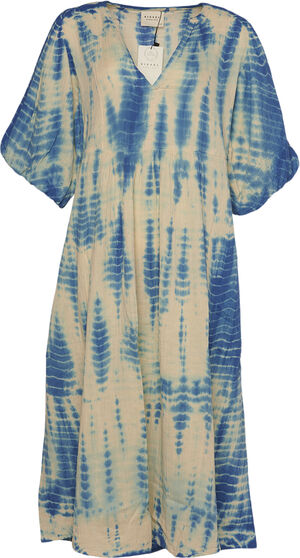 Venice Midi Tie Dye Dress - BLUE