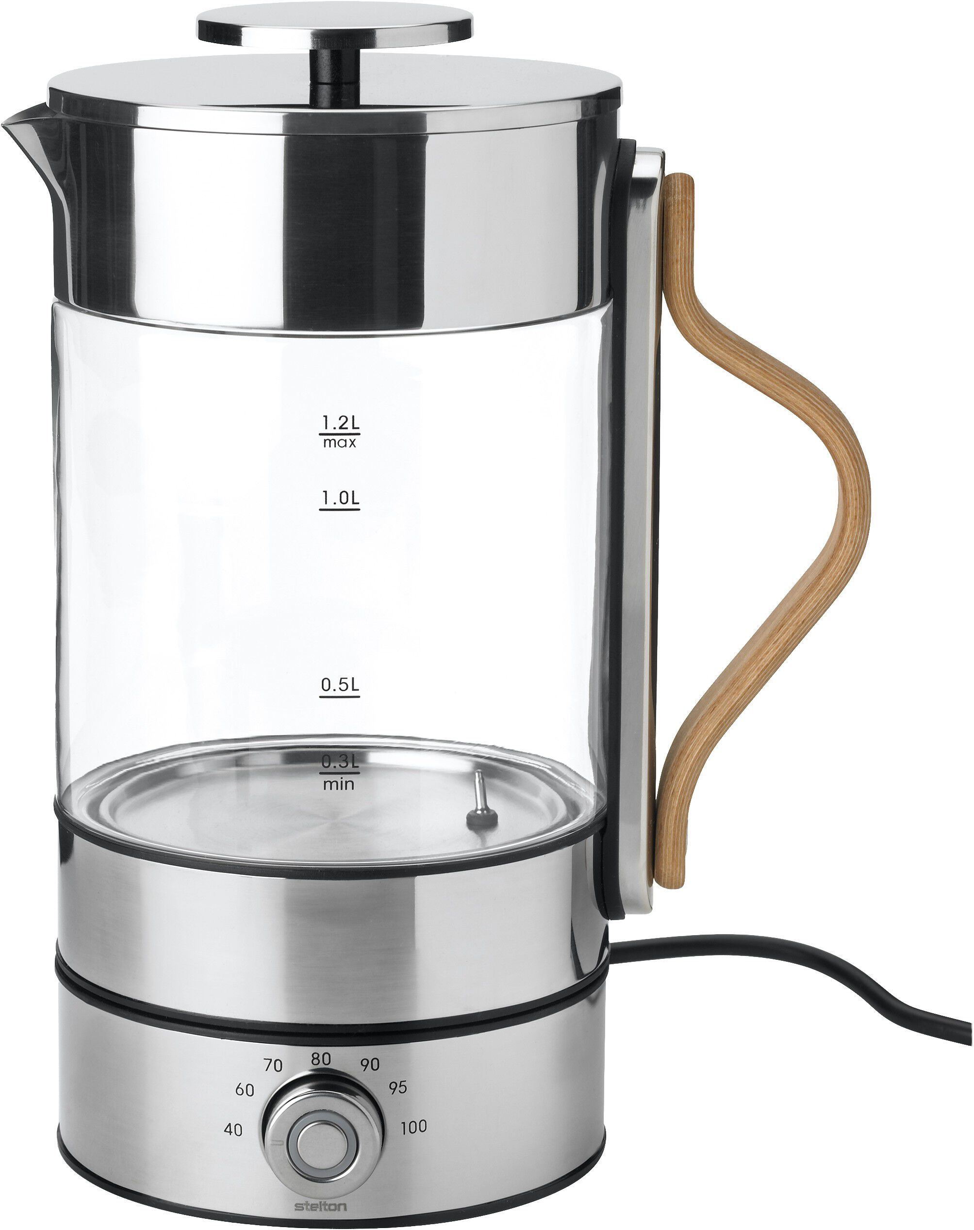 Emma vattenkokare (EU) 1.2 l. clear/steel