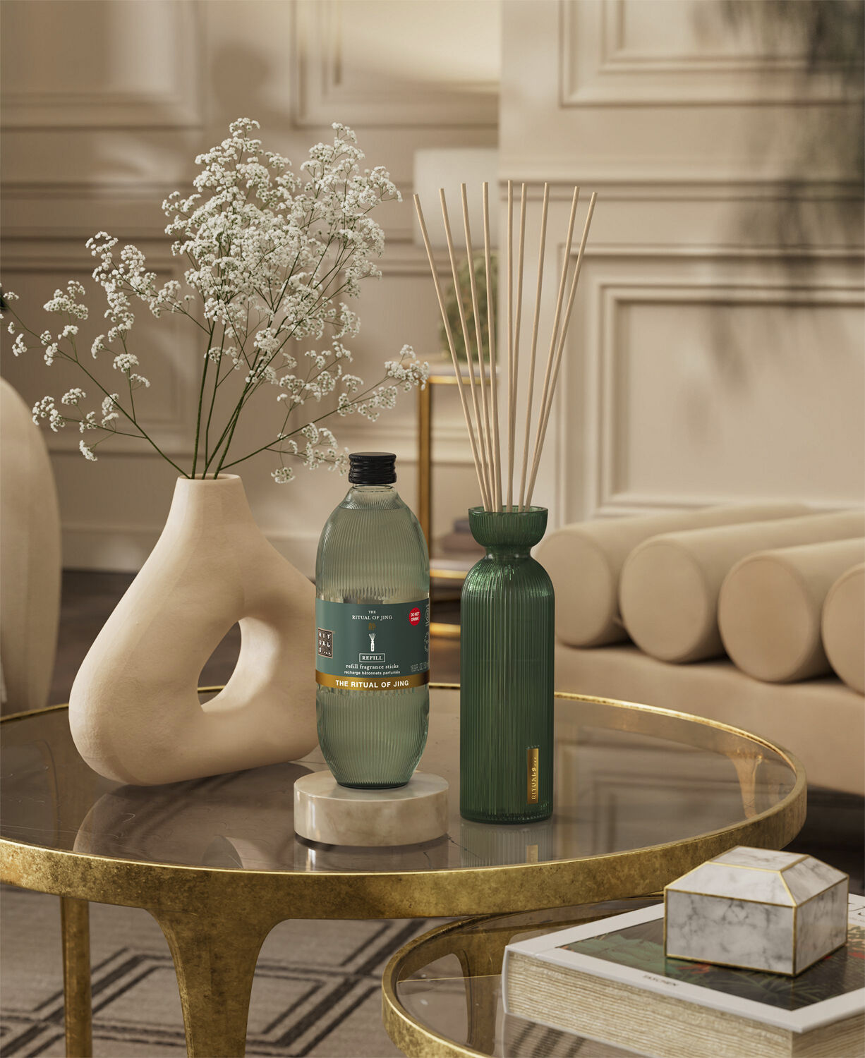 The Ritual of Jing Refill Fragrance Sticks 500ml