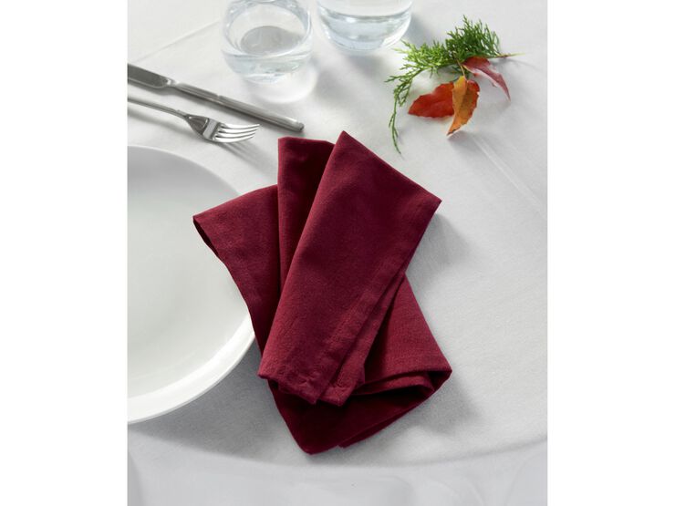 Tygservetter 45x45 cm Rumba red