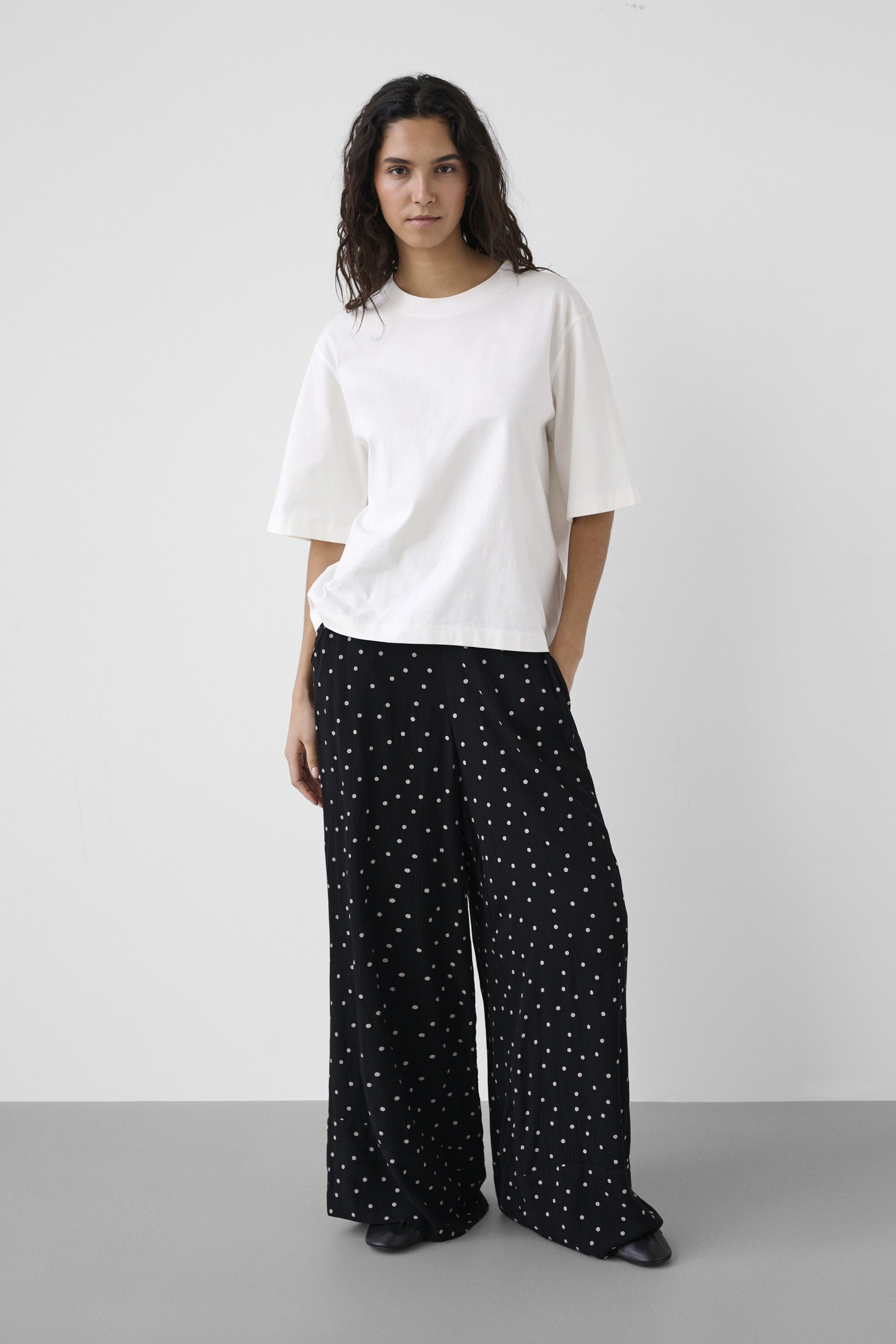 SLZaya Pull Up Printed Pants