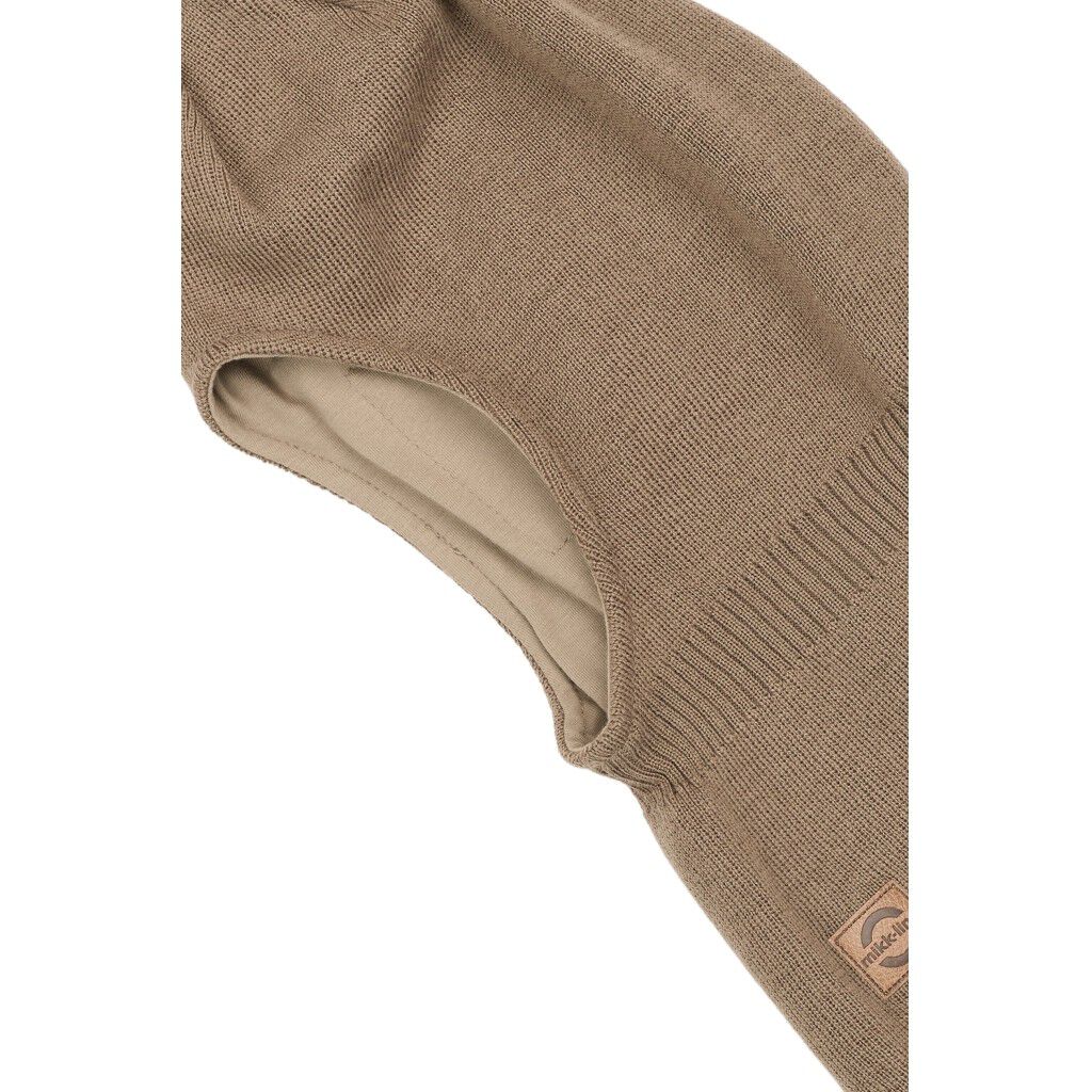 Knitted Balaclava w Wool & Windstop