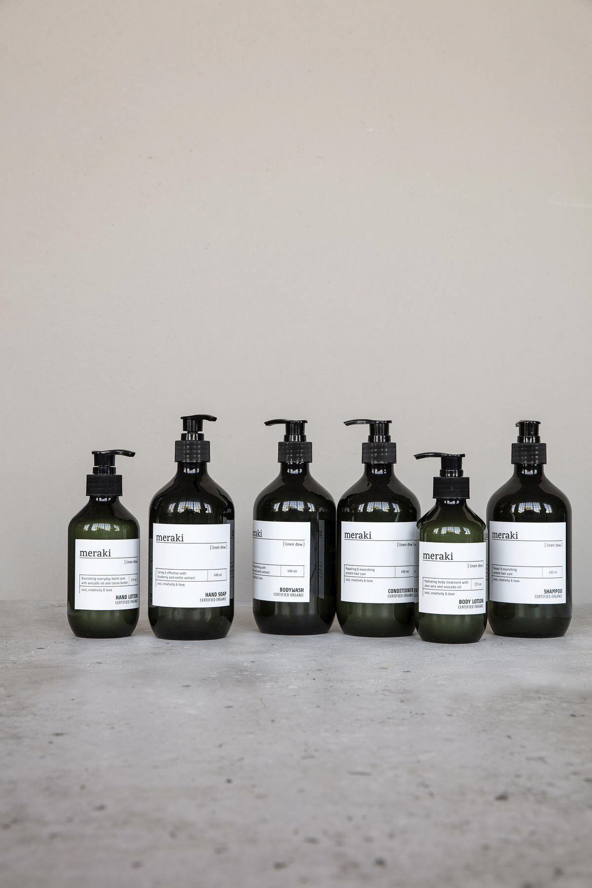 Hand lotion, Linen dew