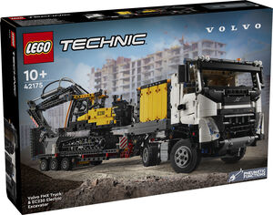 Volvo FMX-lastbil og EC230 elektrisk gravemaskine