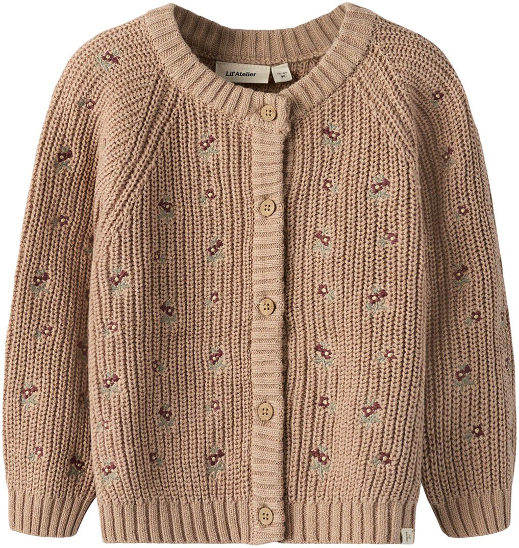 NMFEMLEN EMB AO LS KNIT CARD LIL