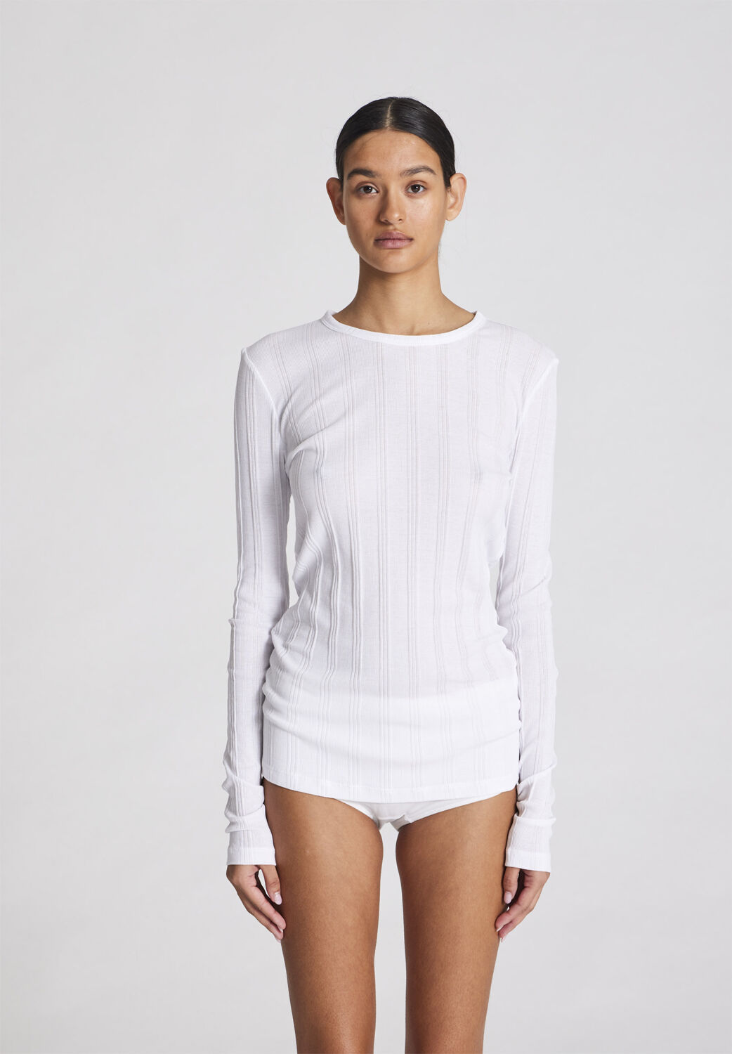 Thyra L/S Cotton Top Drop Needle GOTS 243975