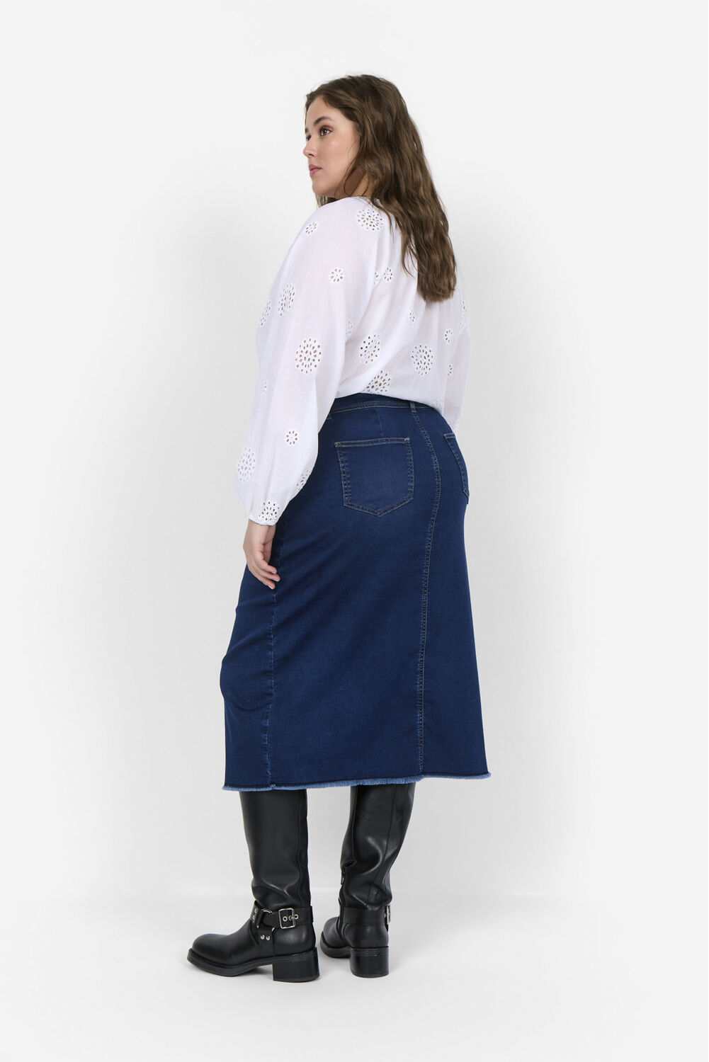 Curvy WA-GIT 1 Bluse Hvid