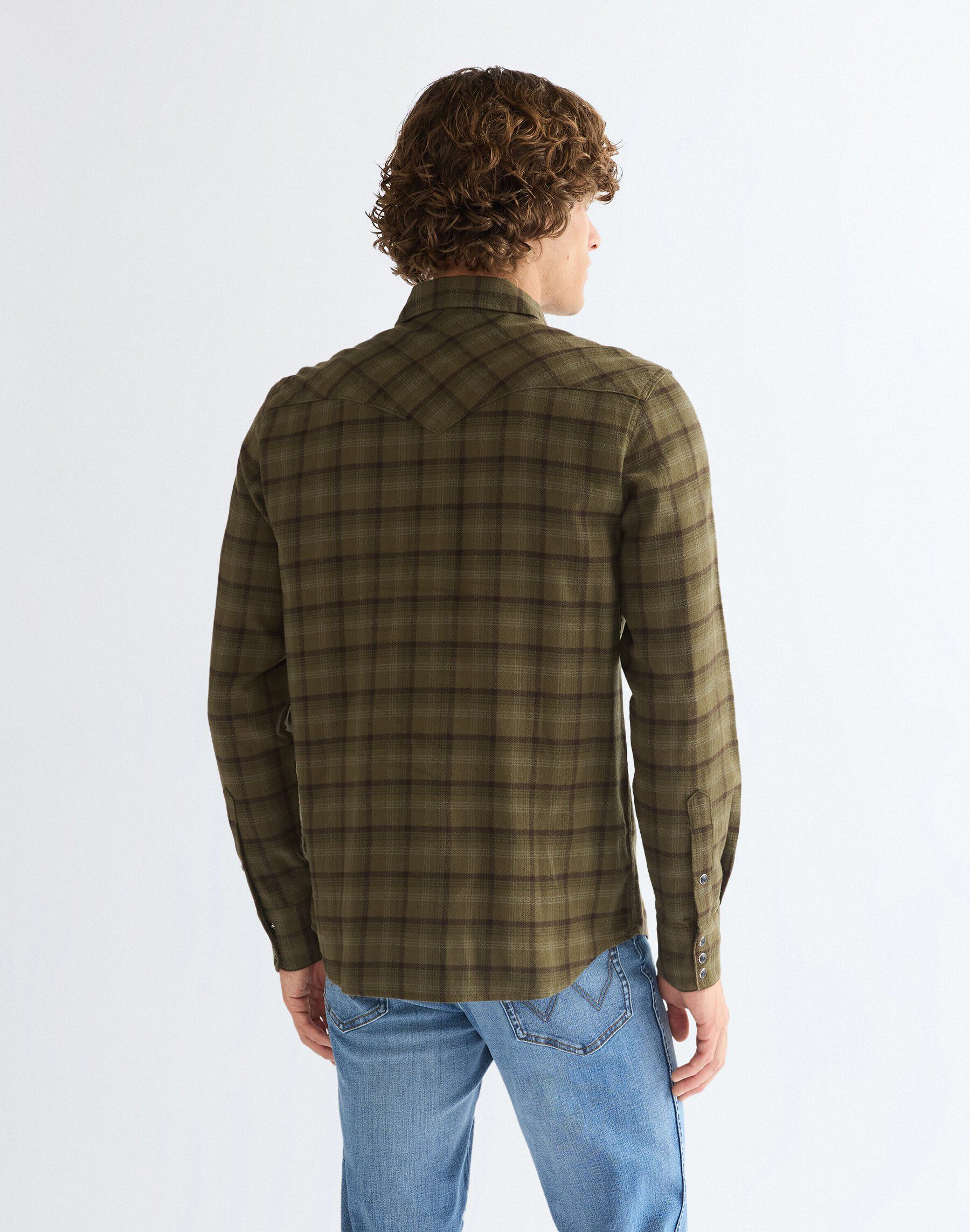 WESTERN_SHIRT OLIVE_NIGHT