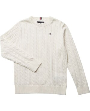 Essential Cable Knit Crew Neck Jumper