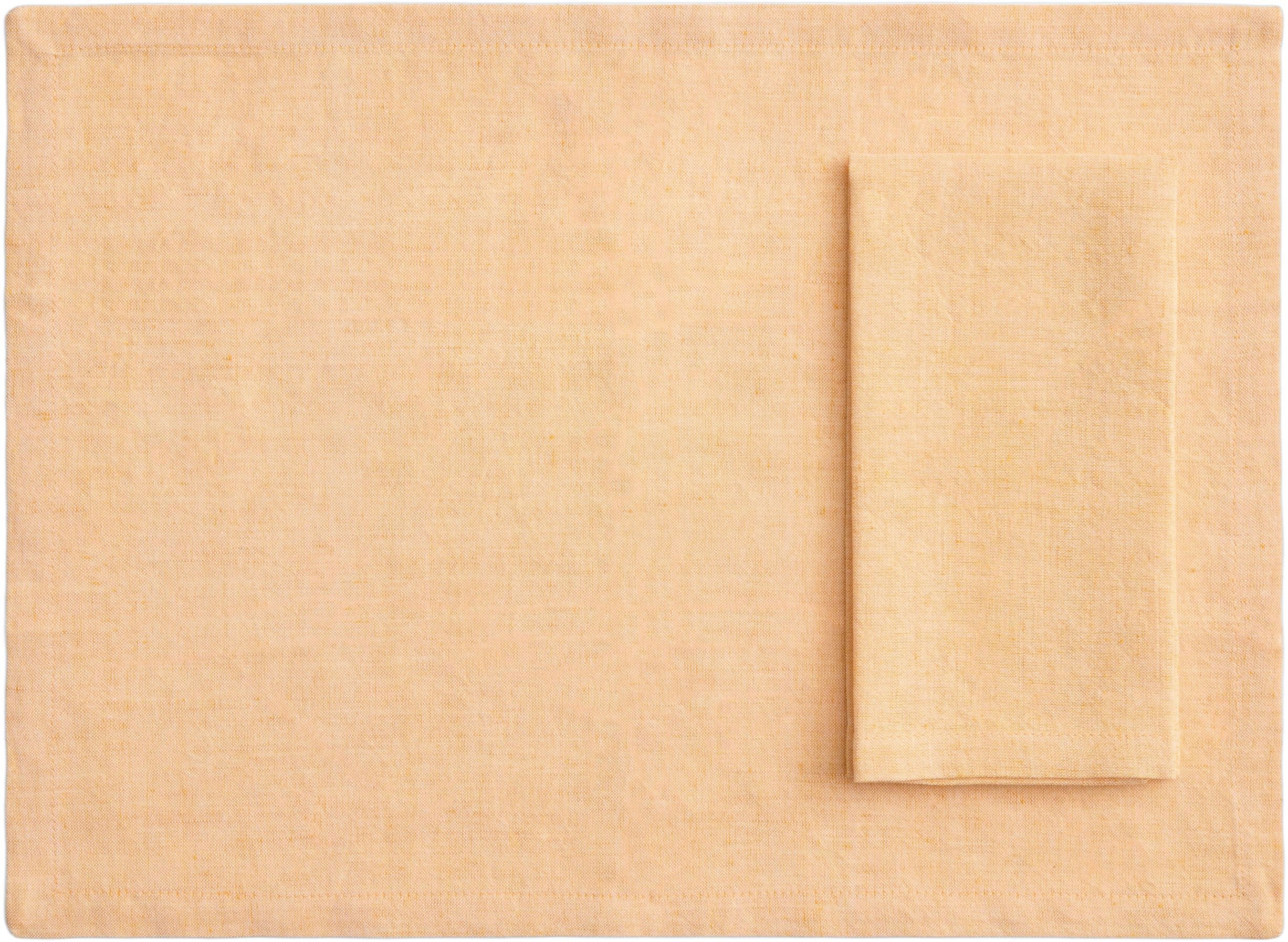 Tavolo Napkin/Placemat-Set of 4-Soft orange