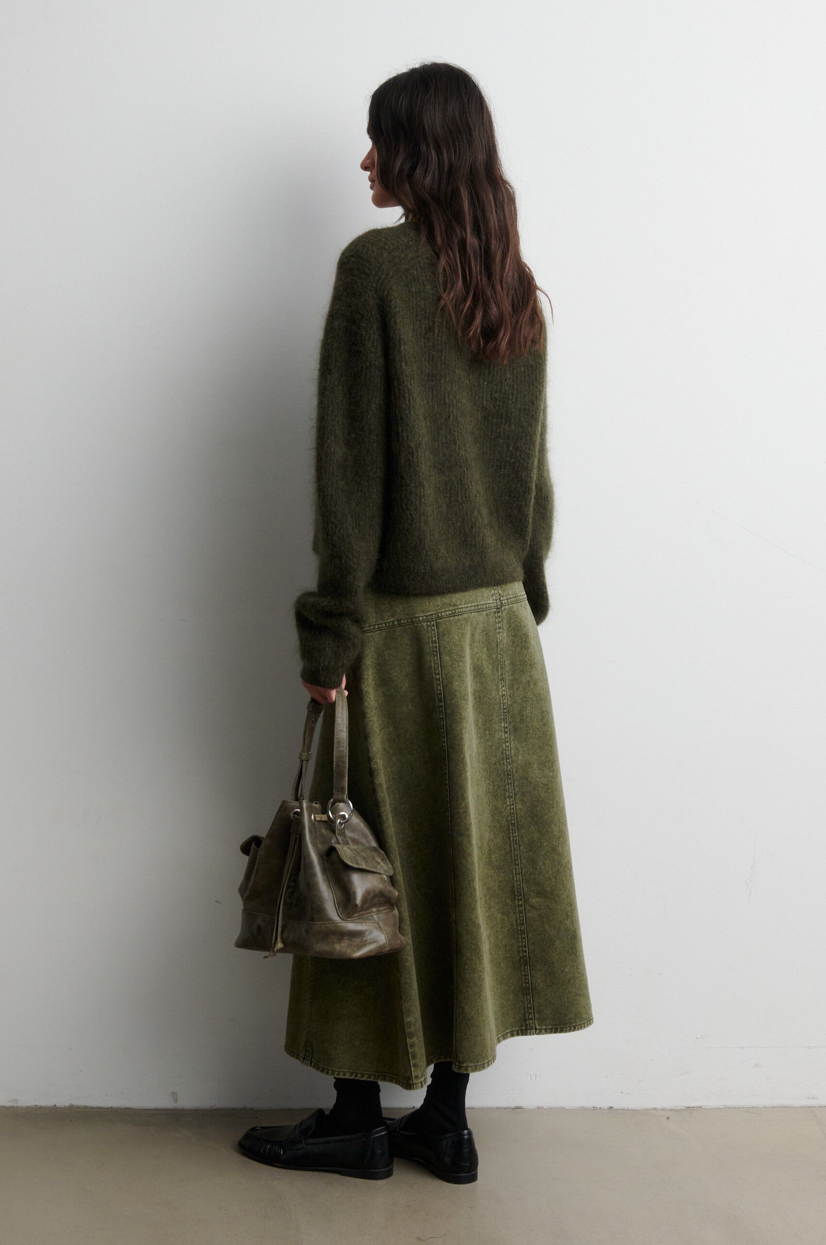 Andrea Knit Rib LS Cardigan