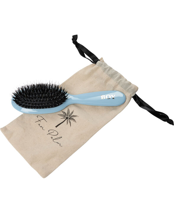 Boar- & Nylon Brush blue ""boy"" small