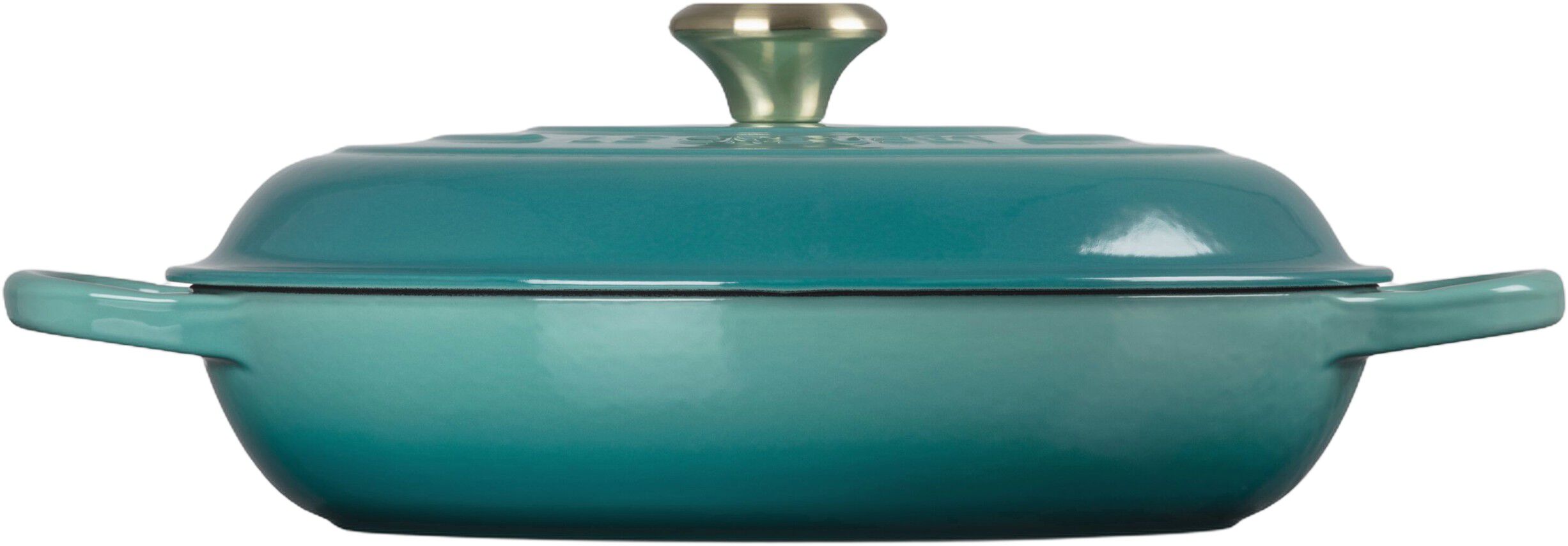 Le Creuset Signature st&oslash;bejern buffetgryde 30cm Bleu Riviera