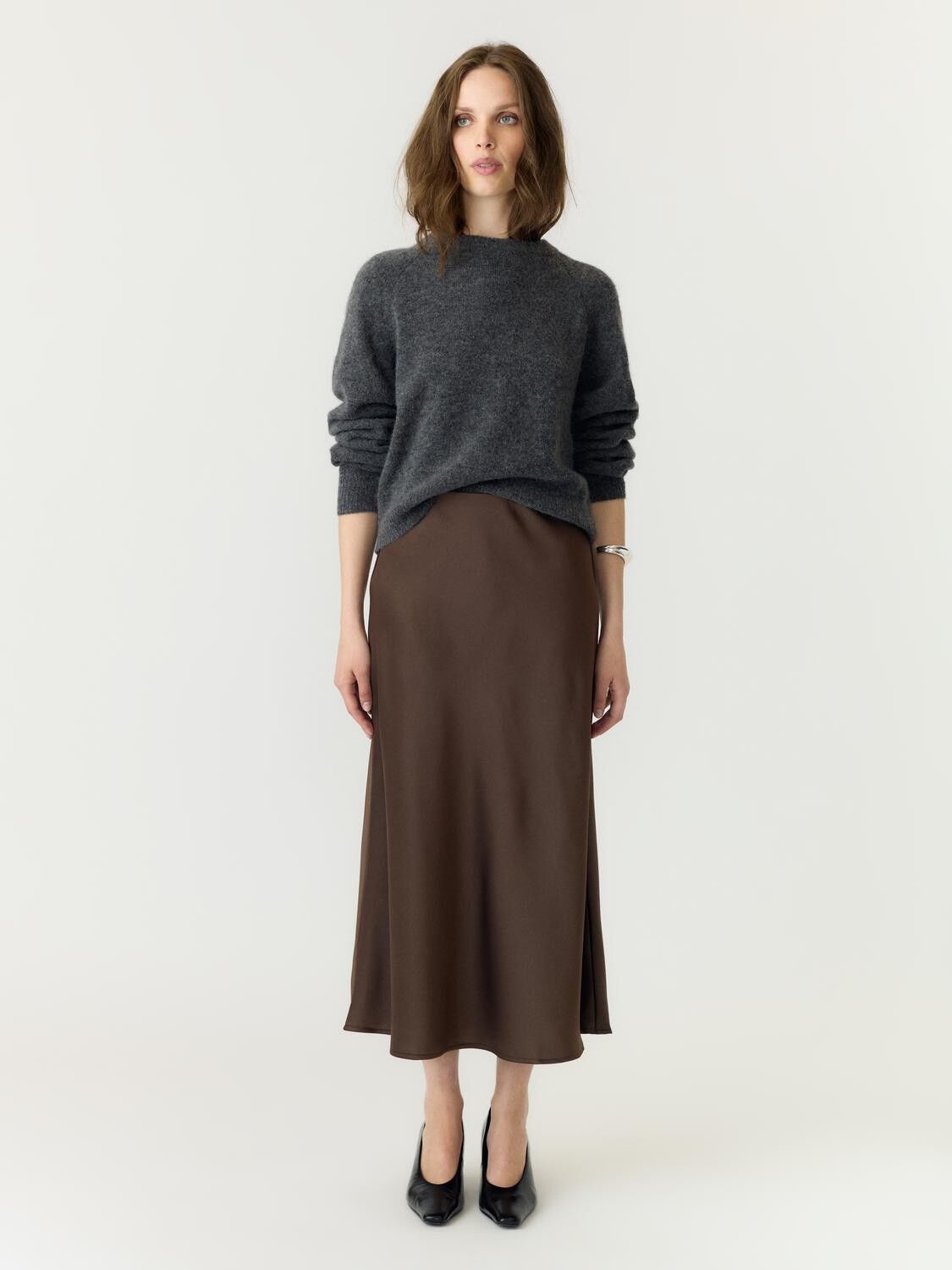 Yaspella Hw Midi Skirt S. Noos