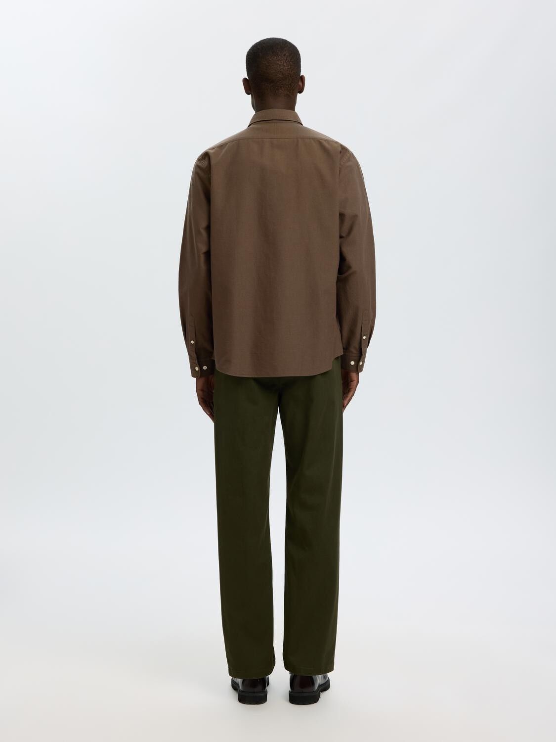 Slmcole-Rick Ox Reg Ls Shirt Noos