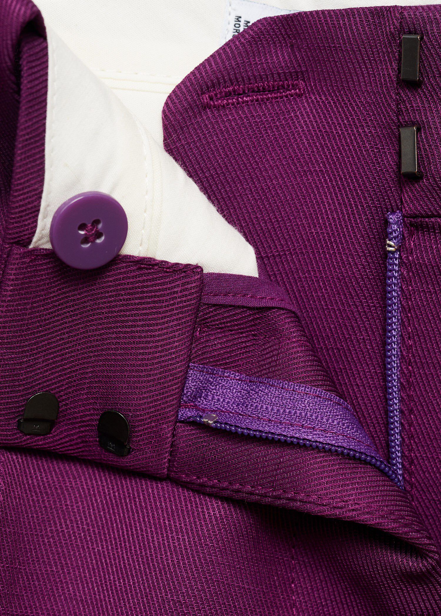 Straight-fit suit trousers