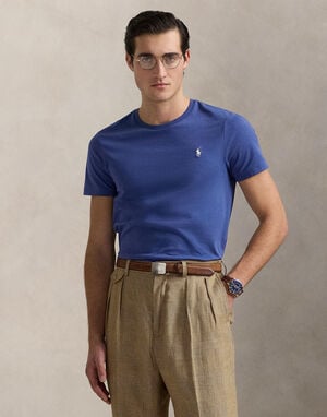 Custom Slim Fit Jersey Crewneck T-Shirt