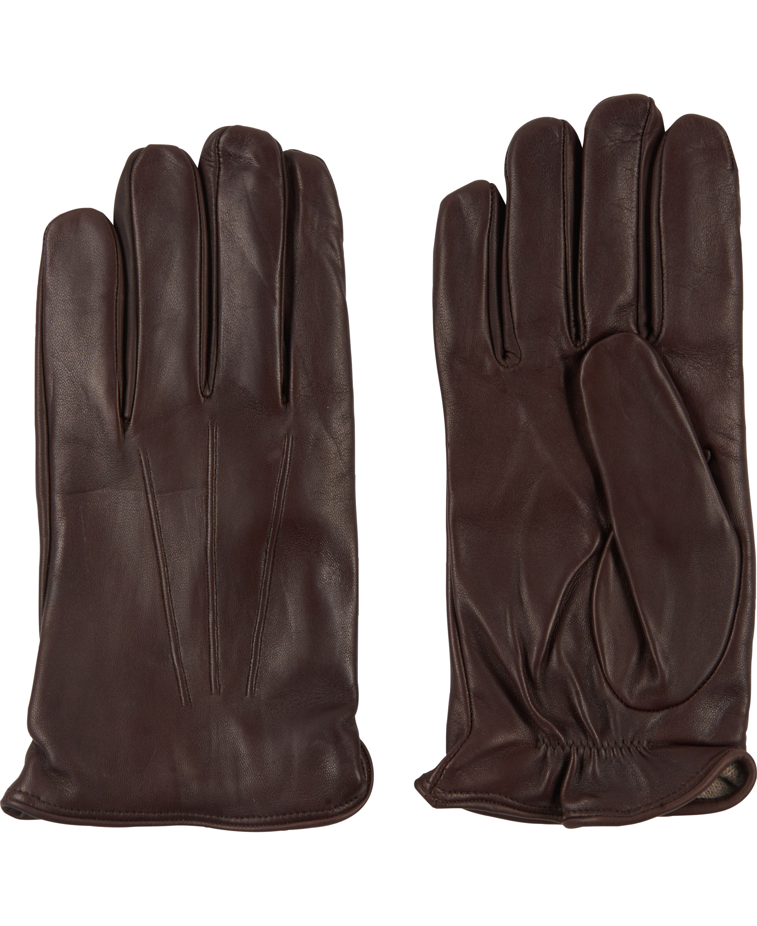 Herrehandsker i l&aelig;der