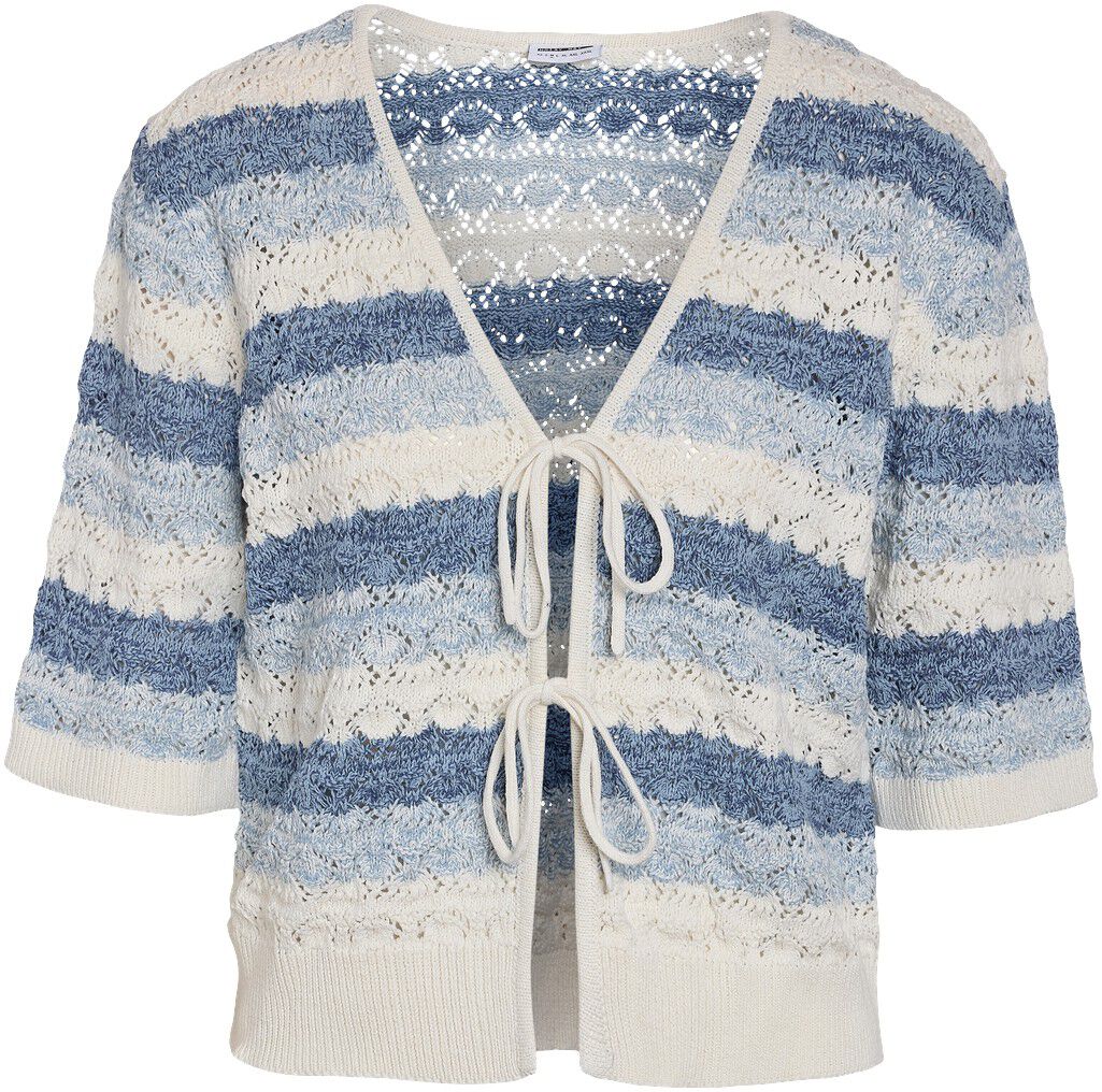 Nmlaika S/S Tie Knit Top Fwd