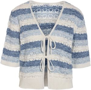 NMLAIKA S/S TIE KNIT TOP FWD