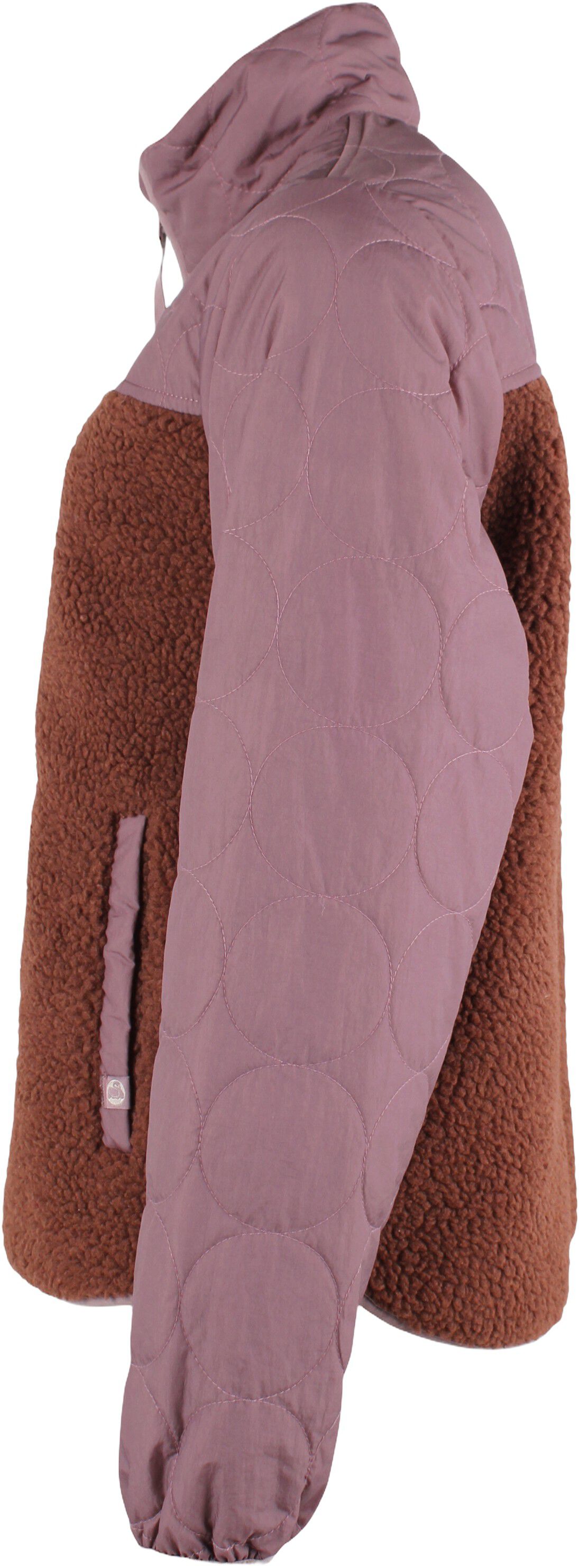 Danehazel Fleece Zip-Up Mauve/Dark Wine