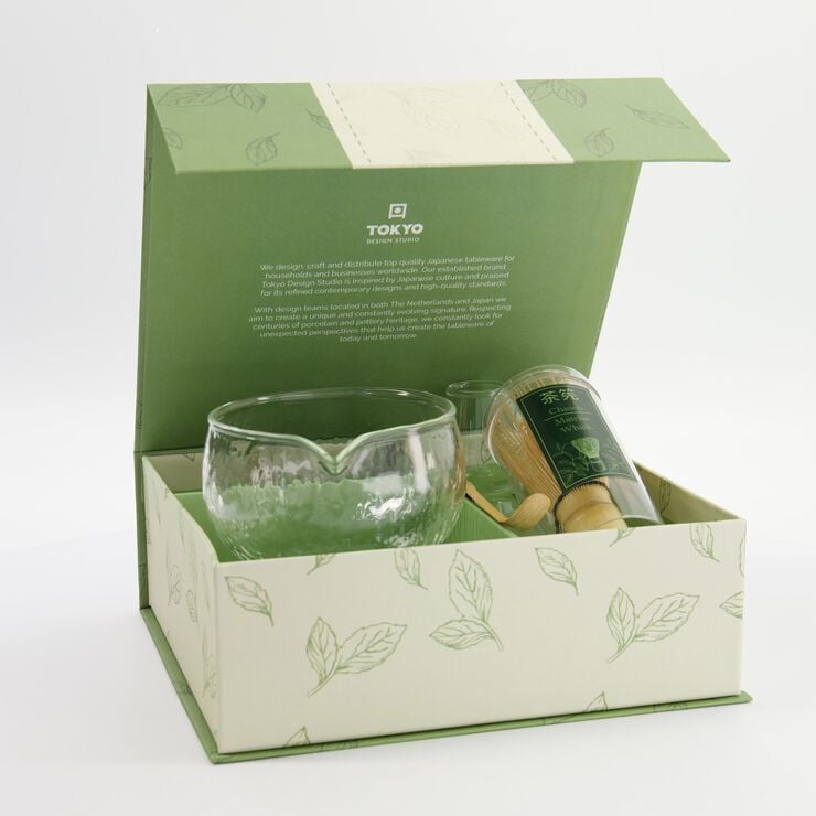 Matcha Giftset Glass 12.5x7. 5cm 4pcs 37203 1/12