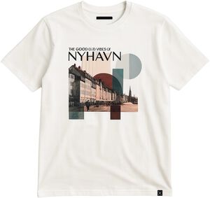 Nyhavn collage organic t-shirt
