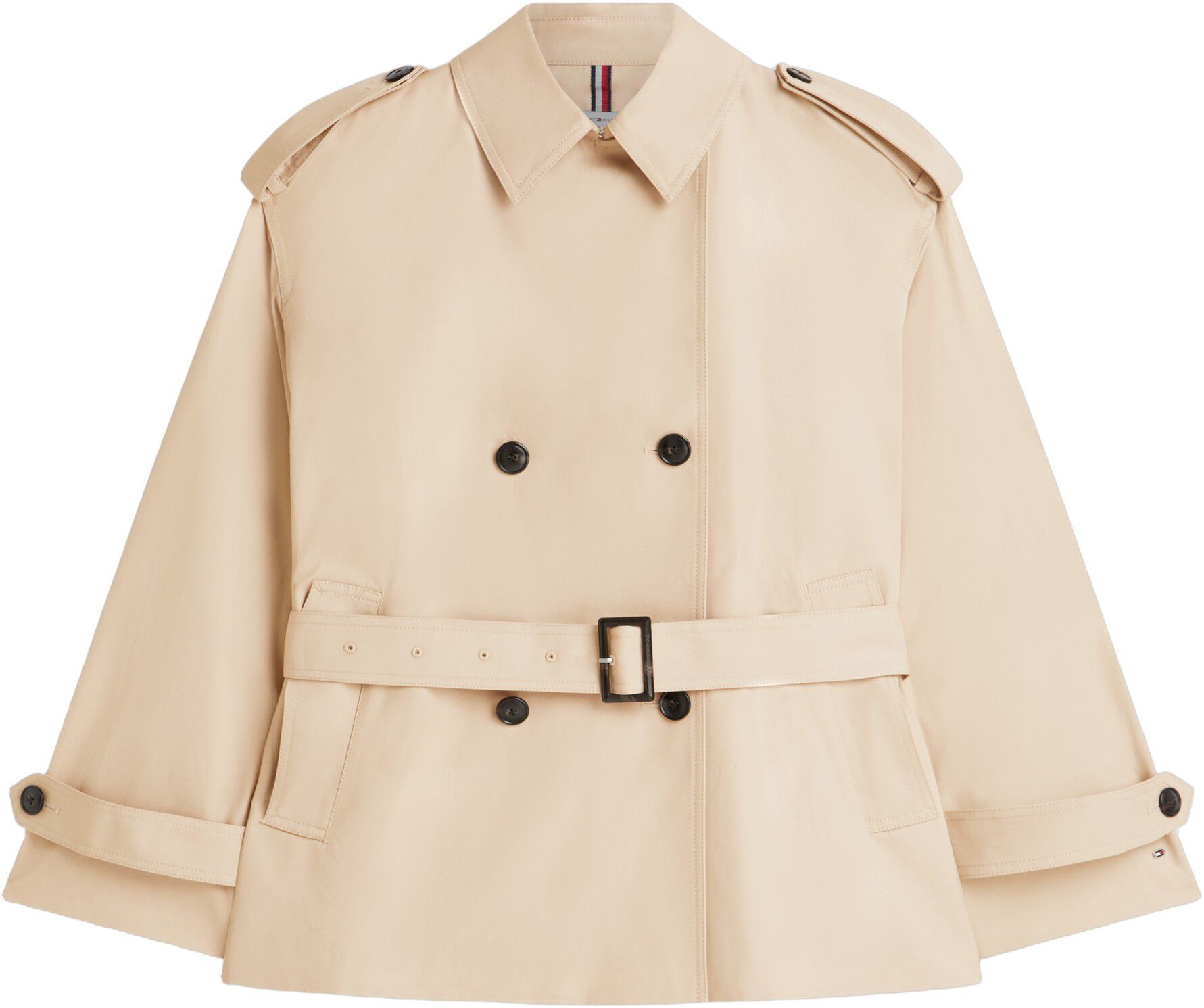 COTTON SHORT TRENCH