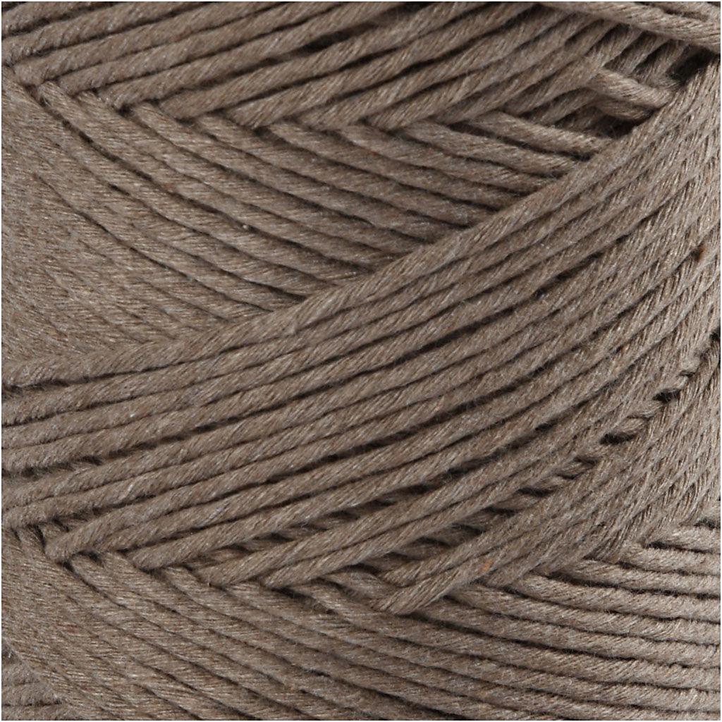 Macram&eacute; snor, L: 198 m, diam. 2 mm.