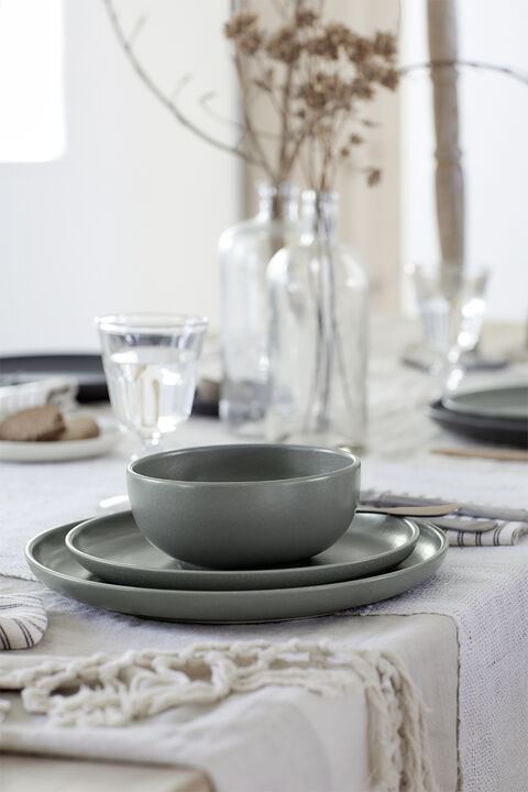 "Tallerken flat Pacifica 16 cm Artichoke Keramikk"