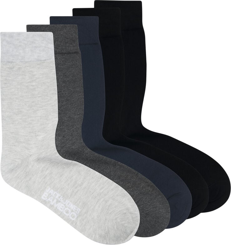 JACBASIC BAMBOO SOCK 5 PACK NOOS