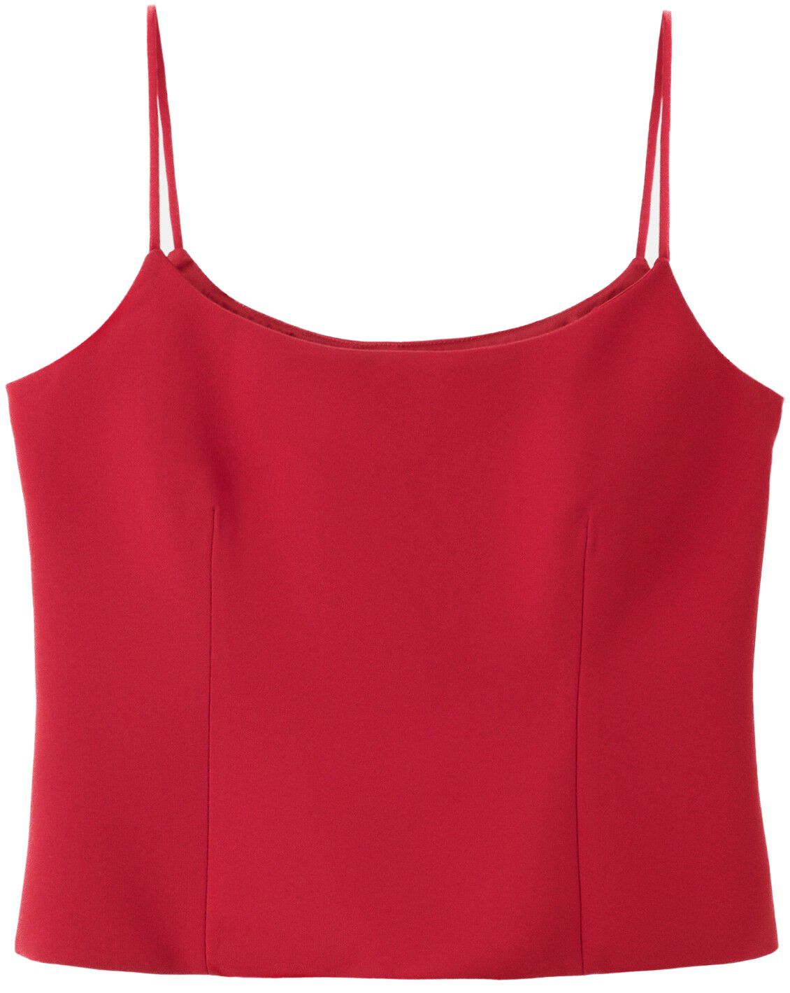 Plain strapless top