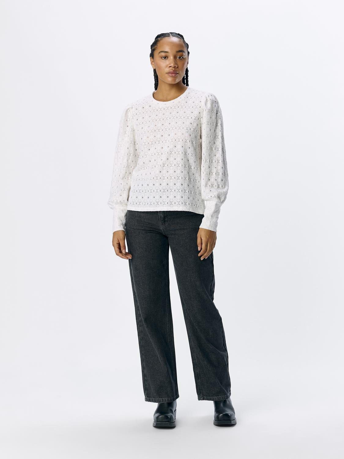 OBJLAILA L/S RE TOP NOOS