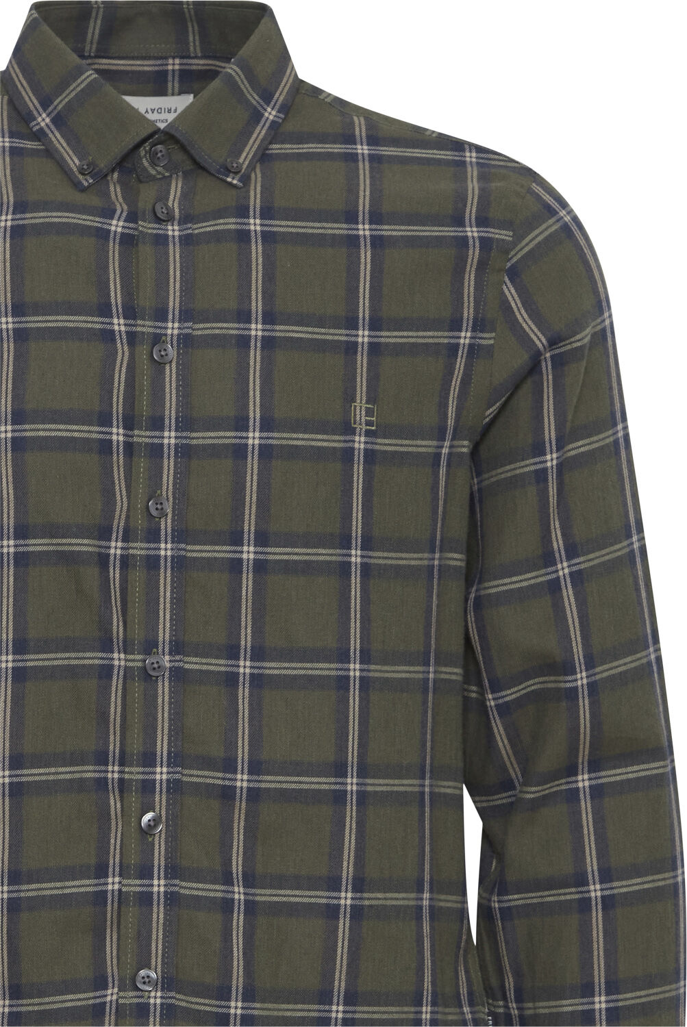 CFANTON LS BD 0159 checked brushed