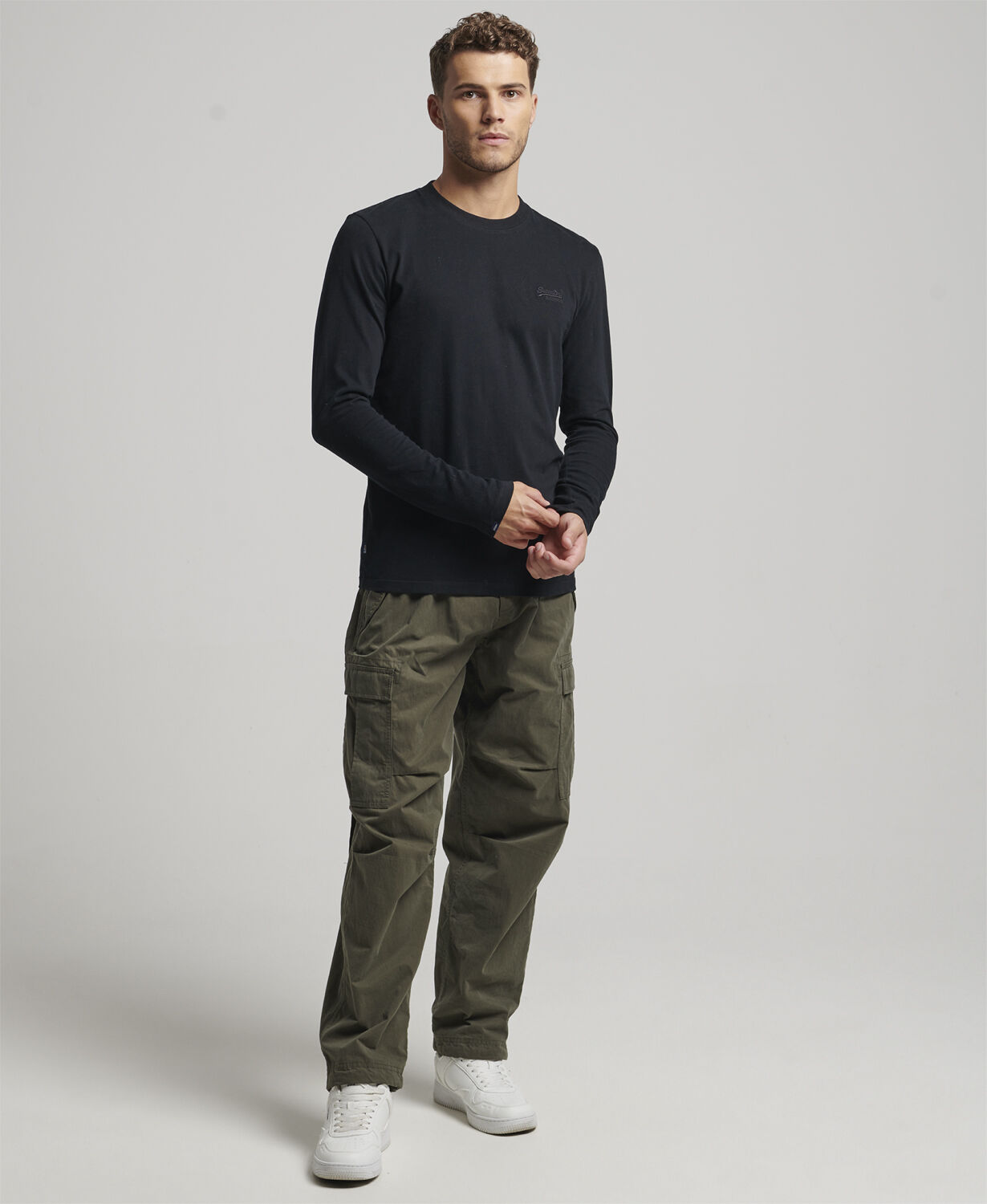 VINTAGE LOGO EMB L/S TOP