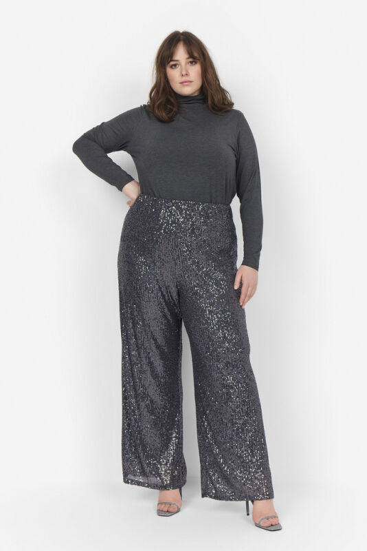 Curvy WA-KATHRINE 3 Bukser M&oslash;rk gr&aring;