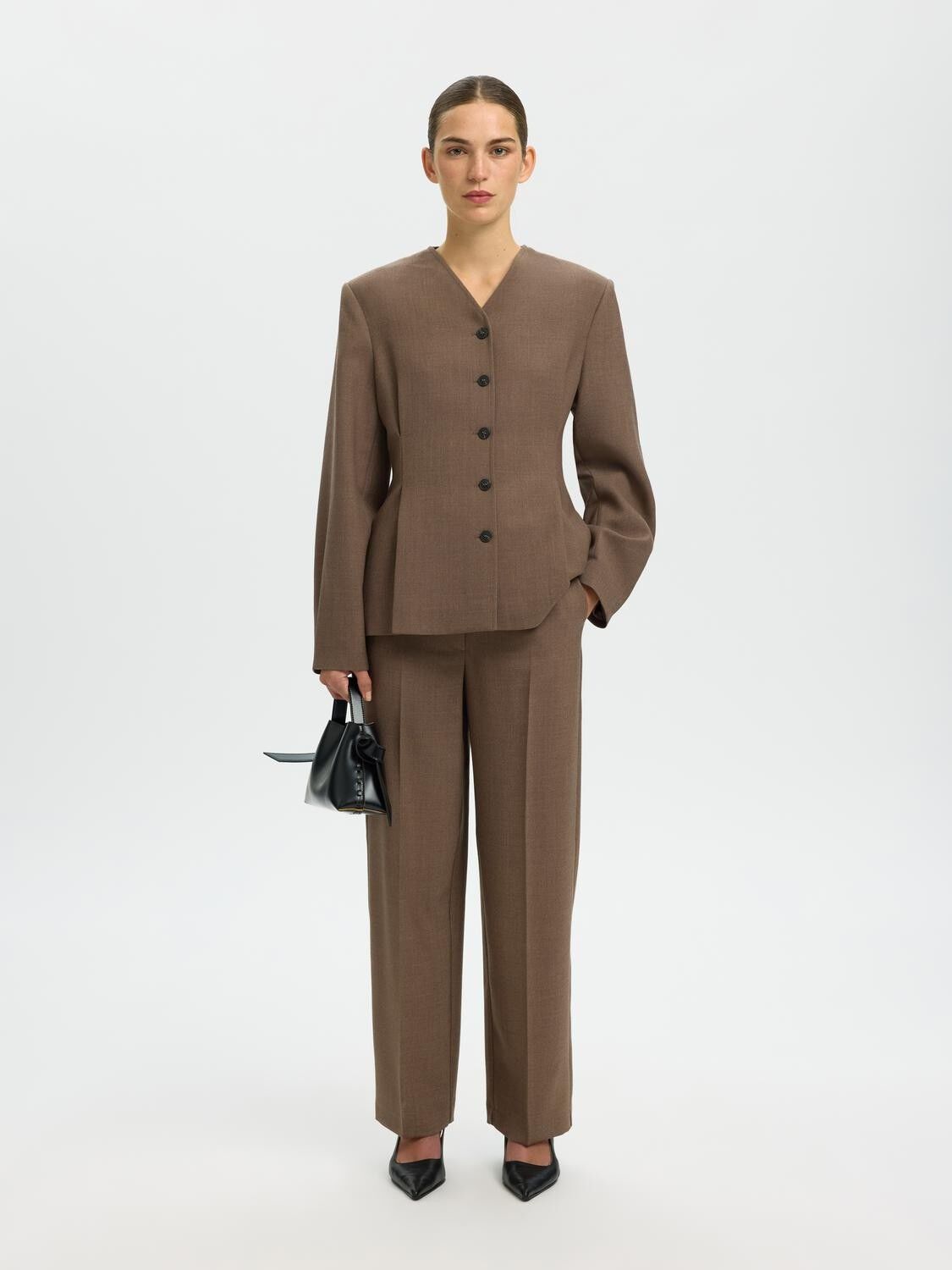 Slfstraight Louise Hw Pant