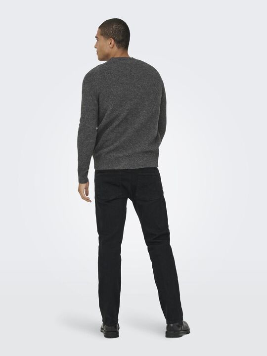 ONSRAY REG LS CREW KNIT FRML