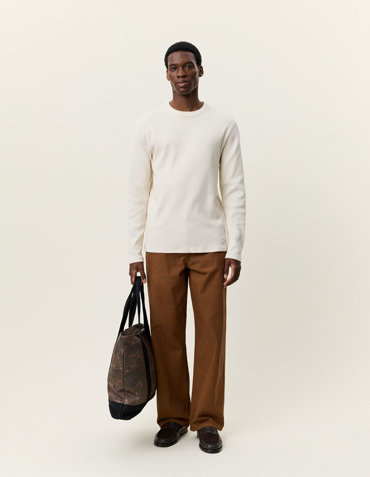 Label Waffle LS T-Shirt